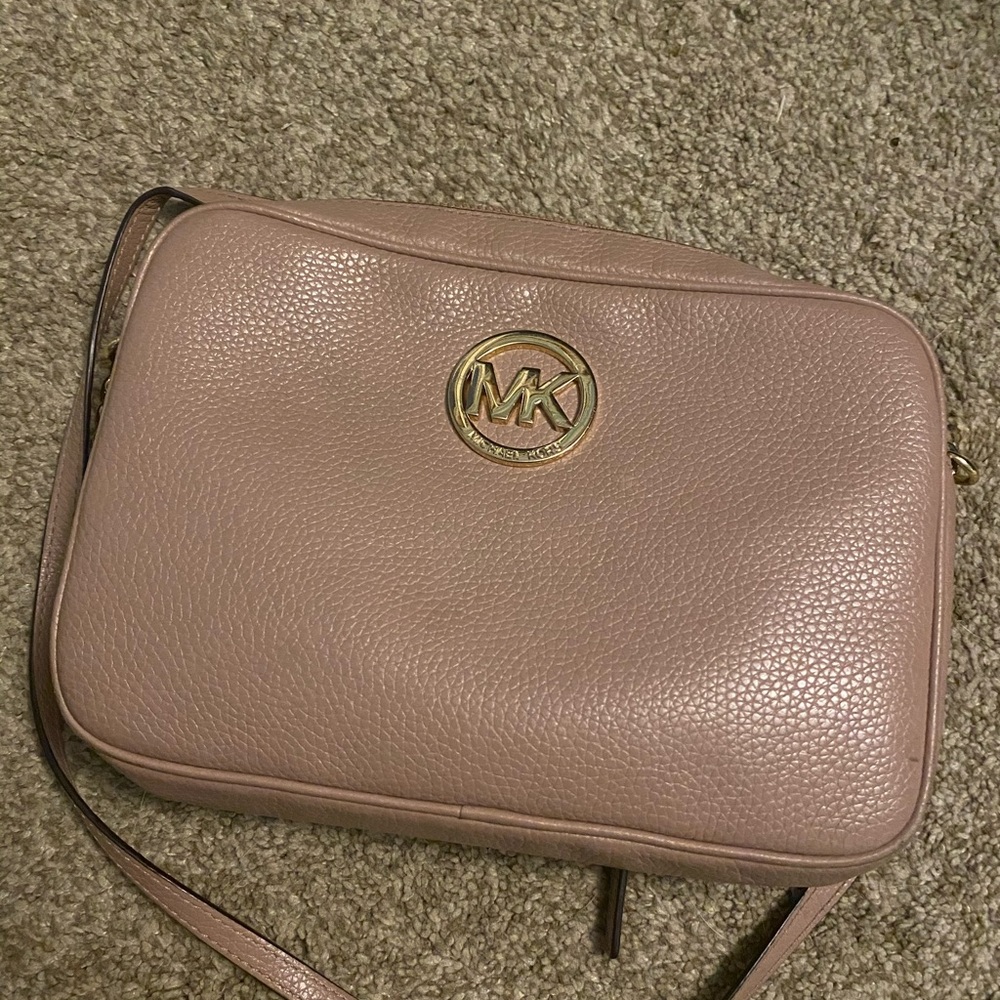 Light pink MK crossbody bag